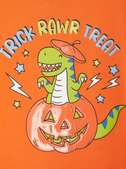 Enfant Primark Déguisements Halloween Pour Enfants|Tout Halloween|T-shirt D’Halloween à Manches Longues Et Imprimé Dinosaure