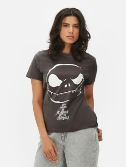 Femme Primark The Nightmare Before Christmas|Hauts Et T-Shirts|T-shirt Disney L’Étrange Noël De Monsieur Jack De Tim Burton