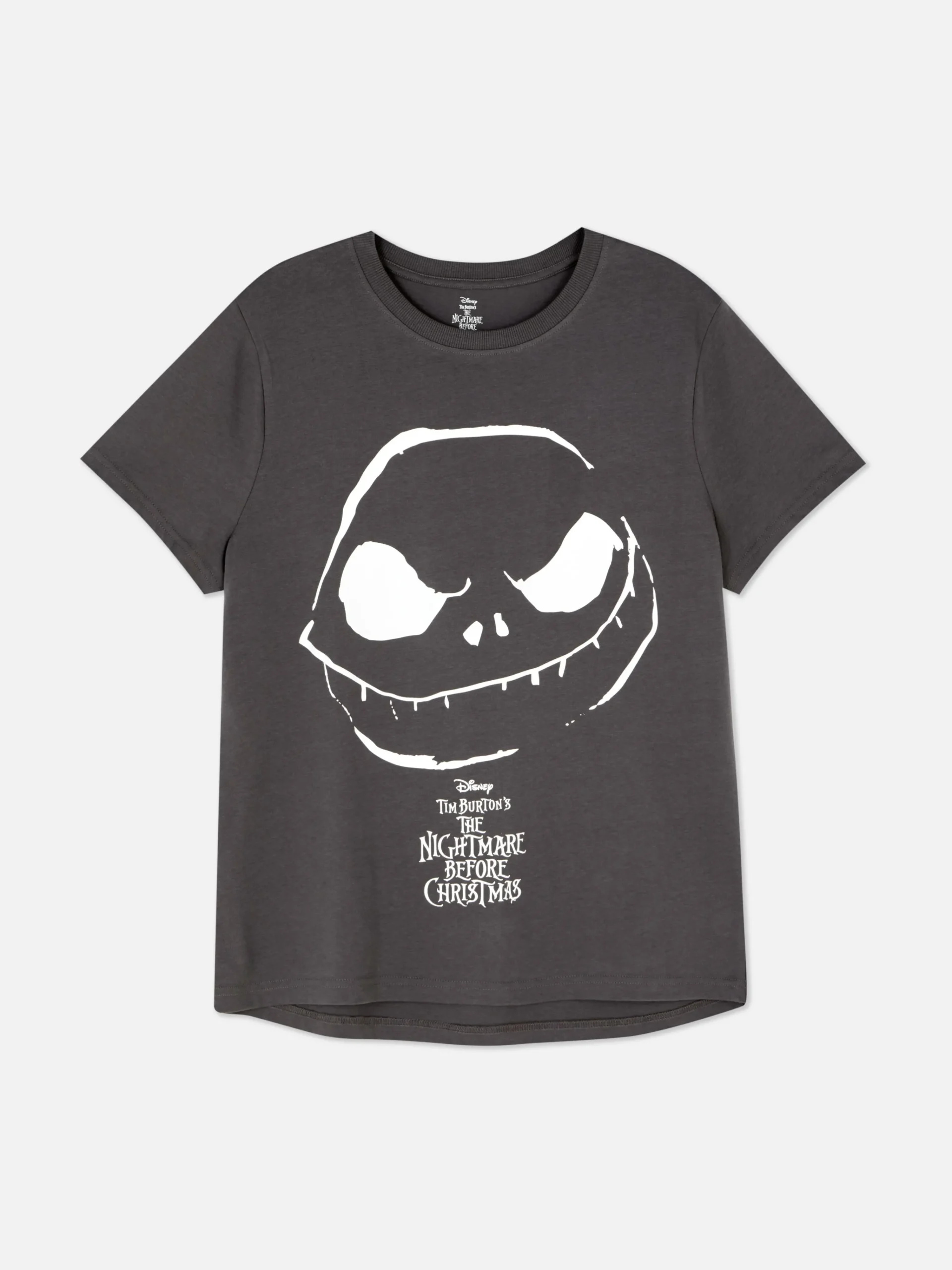 Femme Primark The Nightmare Before Christmas|Hauts Et T-Shirts|T-shirt Disney L’Étrange Noël De Monsieur Jack De Tim Burton