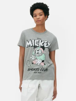 Femme Primark Hauts Et T-Shirts|T-shirt Disney Mickey Mouse Sports Club