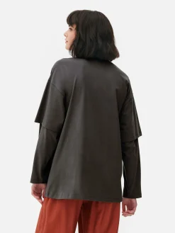 Femme Primark Hauts Et T-Shirts|T-shirt Double épaisseur Nirvana