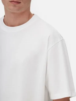 Homme Primark Hauts Et T-Shirts|T-shirt En Coton à Coupe Décontractée