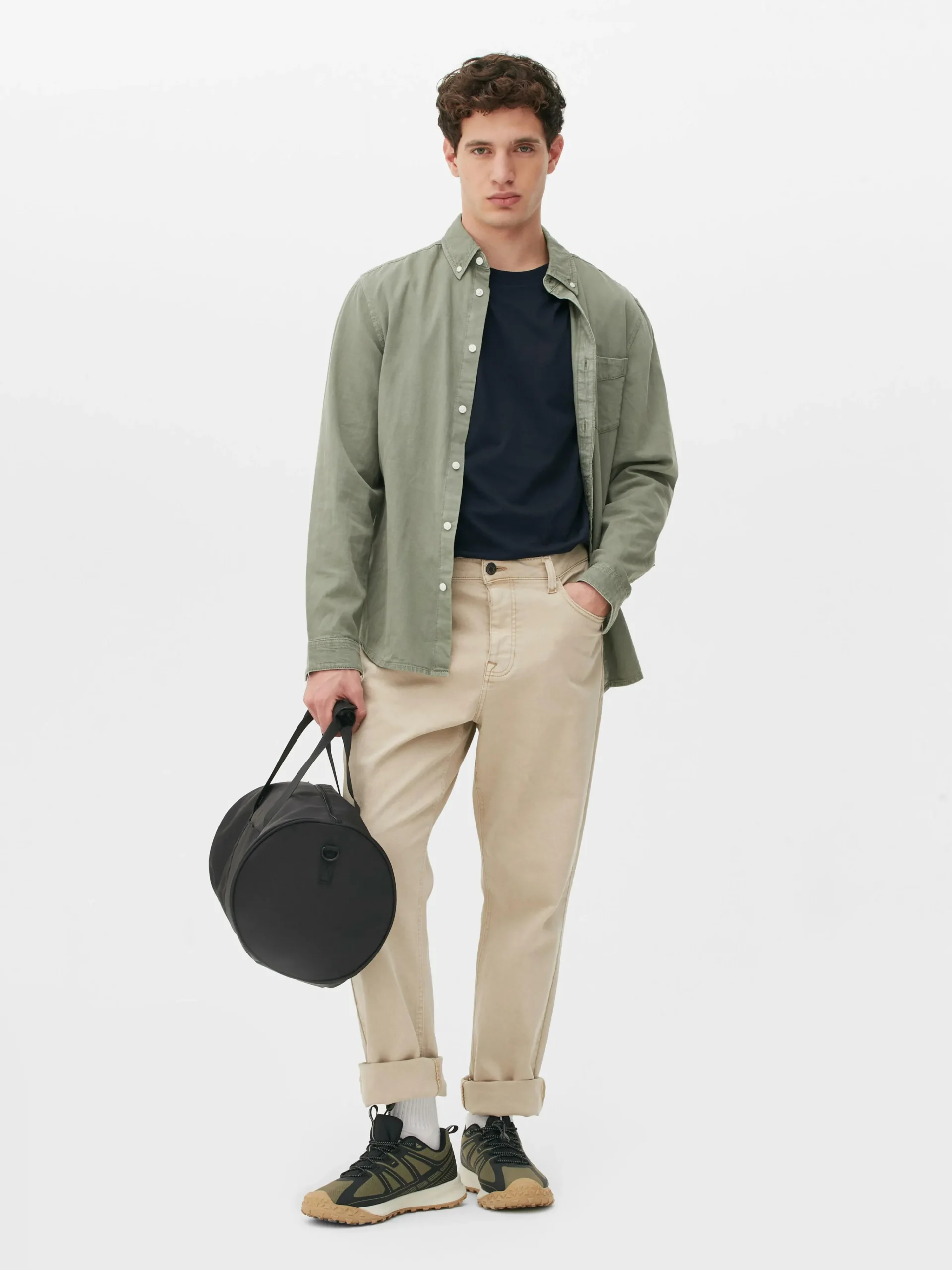 Homme Primark Hauts Et T-Shirts|T-shirt En Coton Décontracté