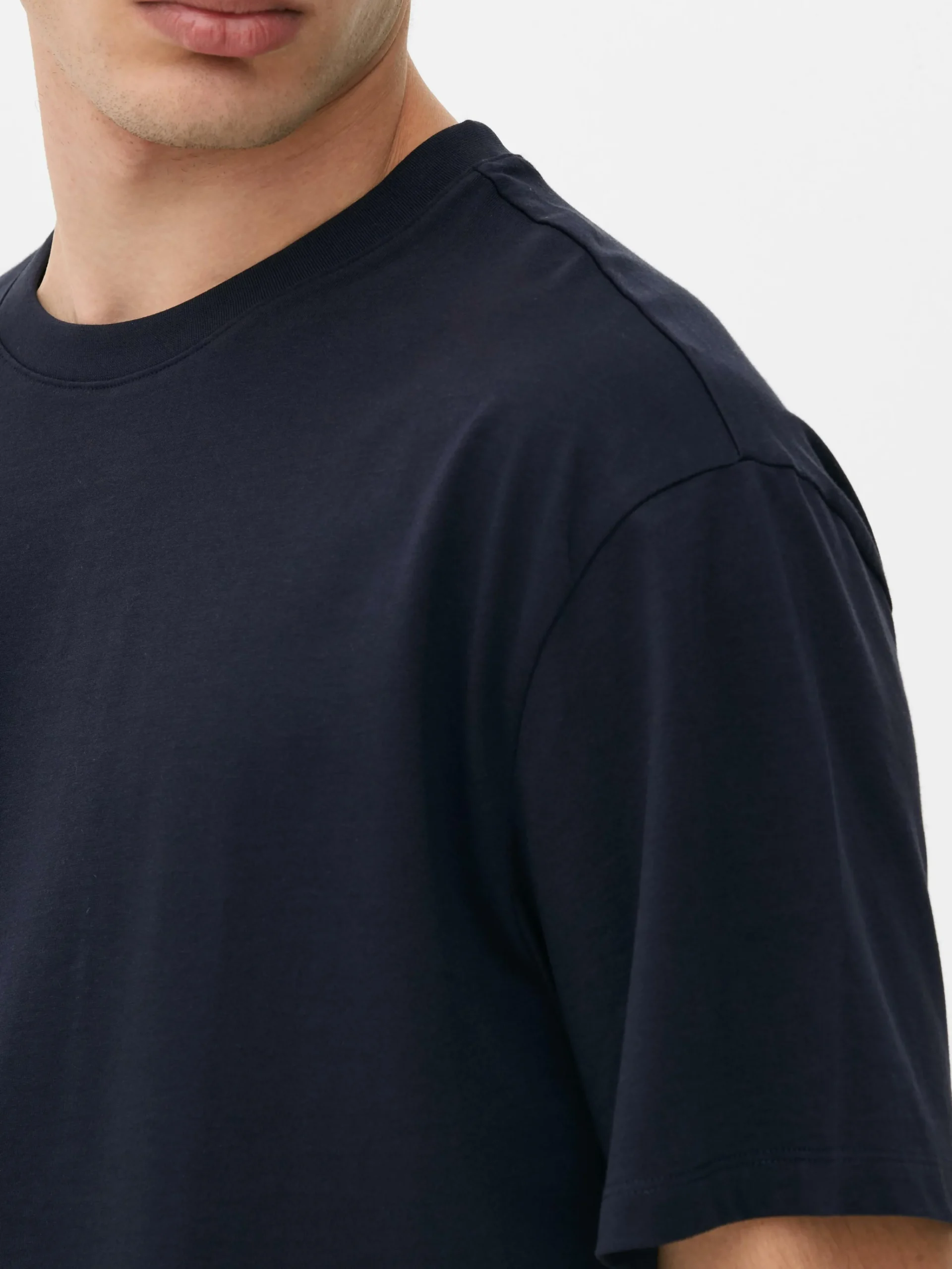 Homme Primark Hauts Et T-Shirts|T-shirt En Coton Décontracté