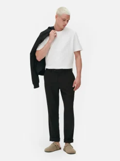 Homme Primark Hauts Et T-Shirts|T-shirt En Maille Ottoman Côtelée