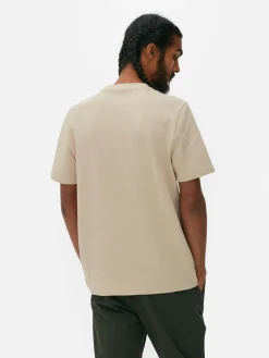 Homme Primark Hauts Et T-Shirts|T-shirt En Maille Ottoman Côtelée