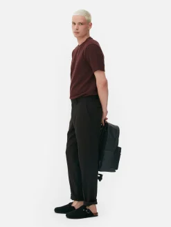 Homme Primark Hauts Et T-Shirts|T-shirt En Maille Ottoman Côtelée