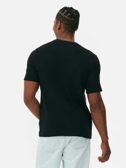 Homme Primark Hauts Et T-Shirts|T-shirt En Maille Ottoman Côtelée