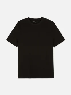 Homme Primark Hauts Et T-Shirts|T-shirt En Maille Ottoman Côtelée
