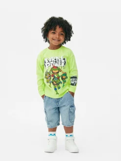 Enfant Primark Hauts Et T-Shirts|T-shirt Graphique à Manches Longues Les Tortues Ninja