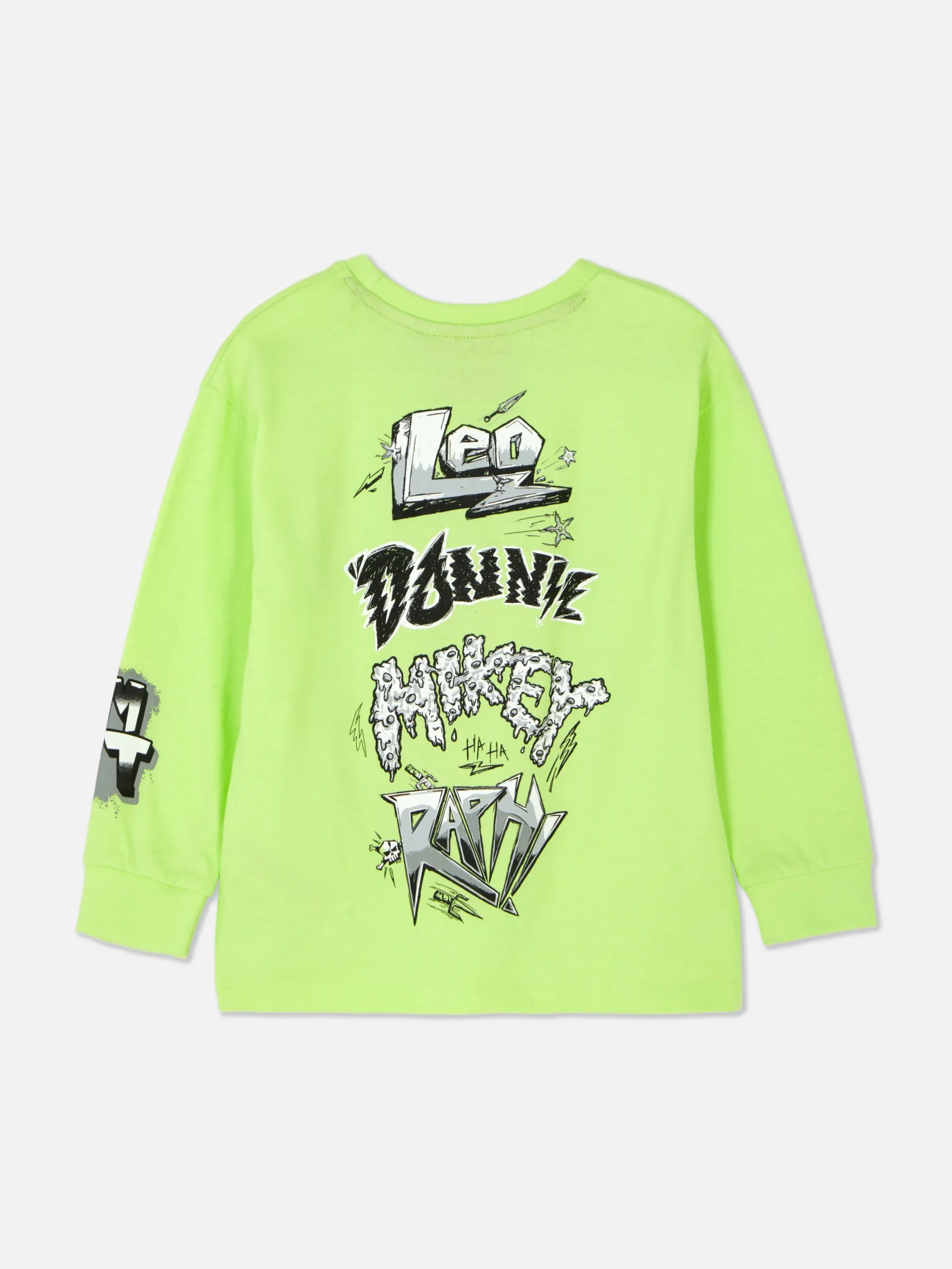 Enfant Primark Hauts Et T-Shirts|T-shirt Graphique à Manches Longues Les Tortues Ninja