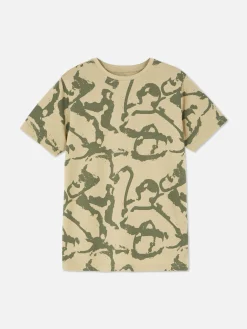 Enfant Primark Hauts Et T-Shirts|T-shirt Graphique à Manches Courtes