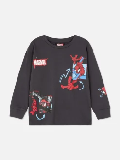 Enfant Primark Hauts Et T-Shirts|T-shirt Graphique à Manches Longues MARVEL Avengers