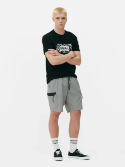 Homme Primark Hauts Et T-Shirts|T-shirt Graphique à Motif Pochoir Original