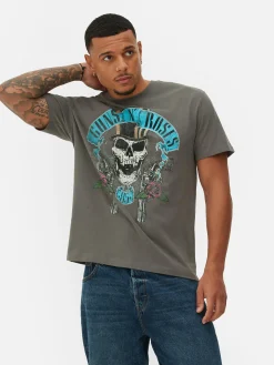 Homme Primark T-Shirts Et Sweat-Shirts À Motifs|Hauts Et T-Shirts|T-shirt Graphique Guns N’ Roses