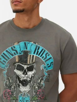 Homme Primark T-Shirts Et Sweat-Shirts À Motifs|Hauts Et T-Shirts|T-shirt Graphique Guns N’ Roses