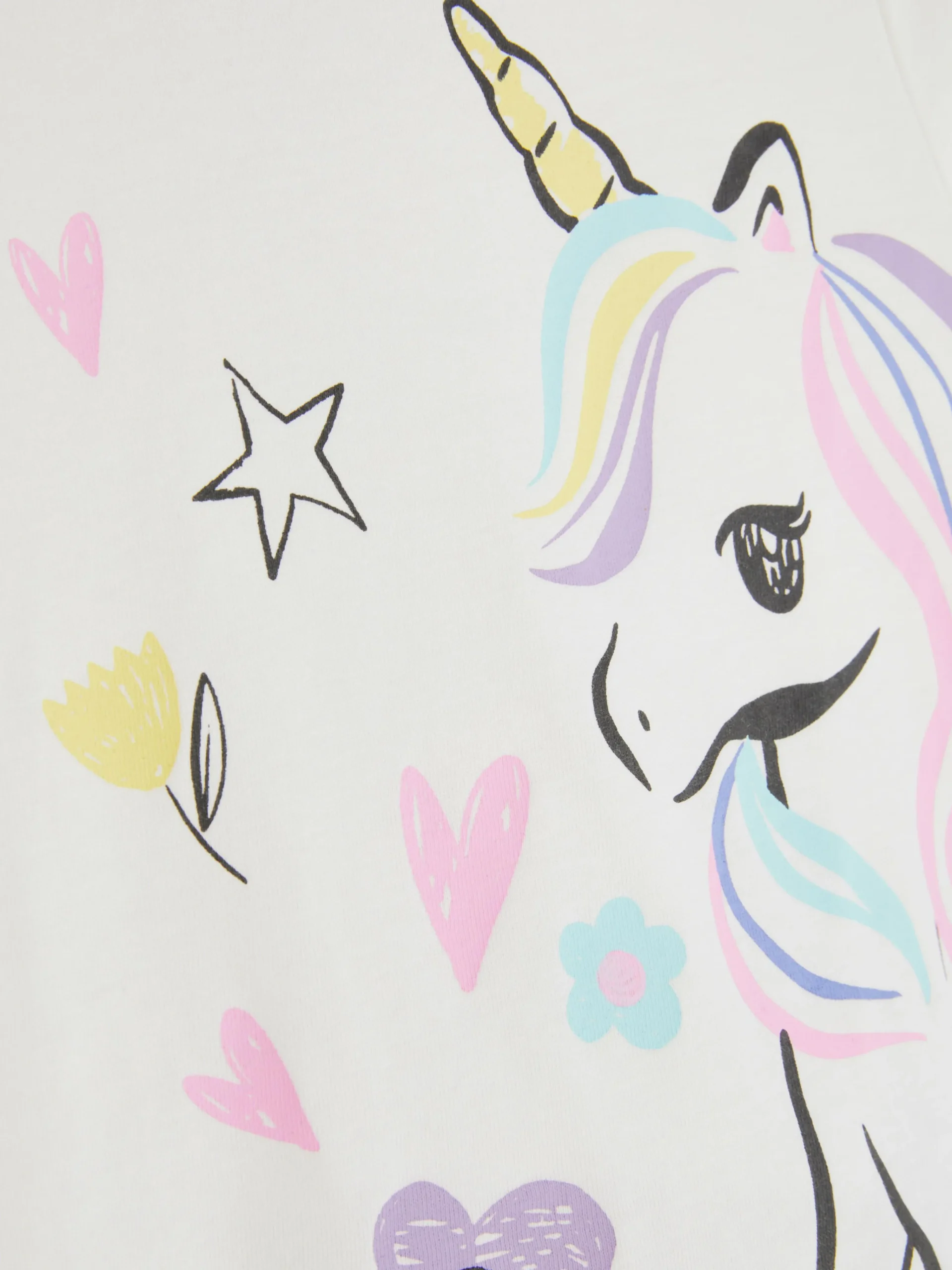 Enfant Primark Hauts Et T-Shirts|T-shirt Graphique Licorne