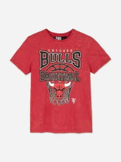 Enfant Primark Hauts Et T-Shirts|T-shirt Graphique NBA Chicago Bulls