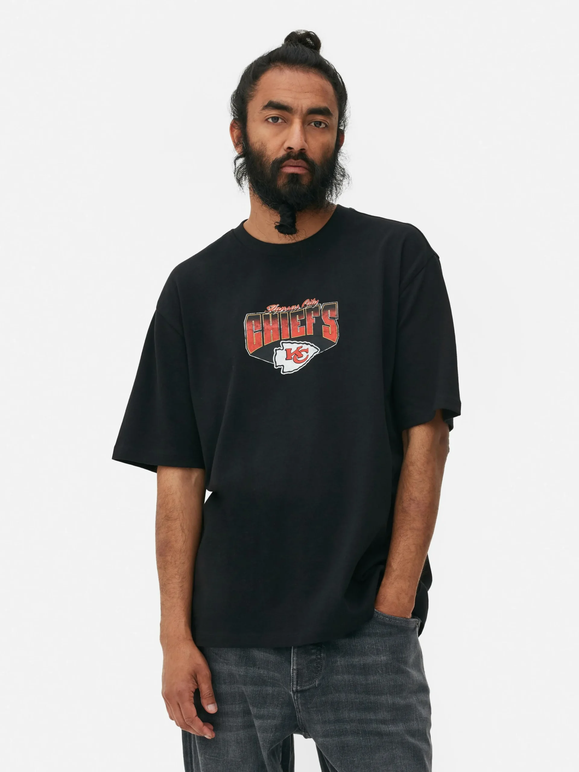 Homme Primark Hauts Et T-Shirts|T-shirt Graphique NFL Kansas City Chiefs