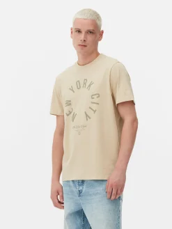 Homme Primark Hauts Et T-Shirts|T-shirt Imprimé New York City
