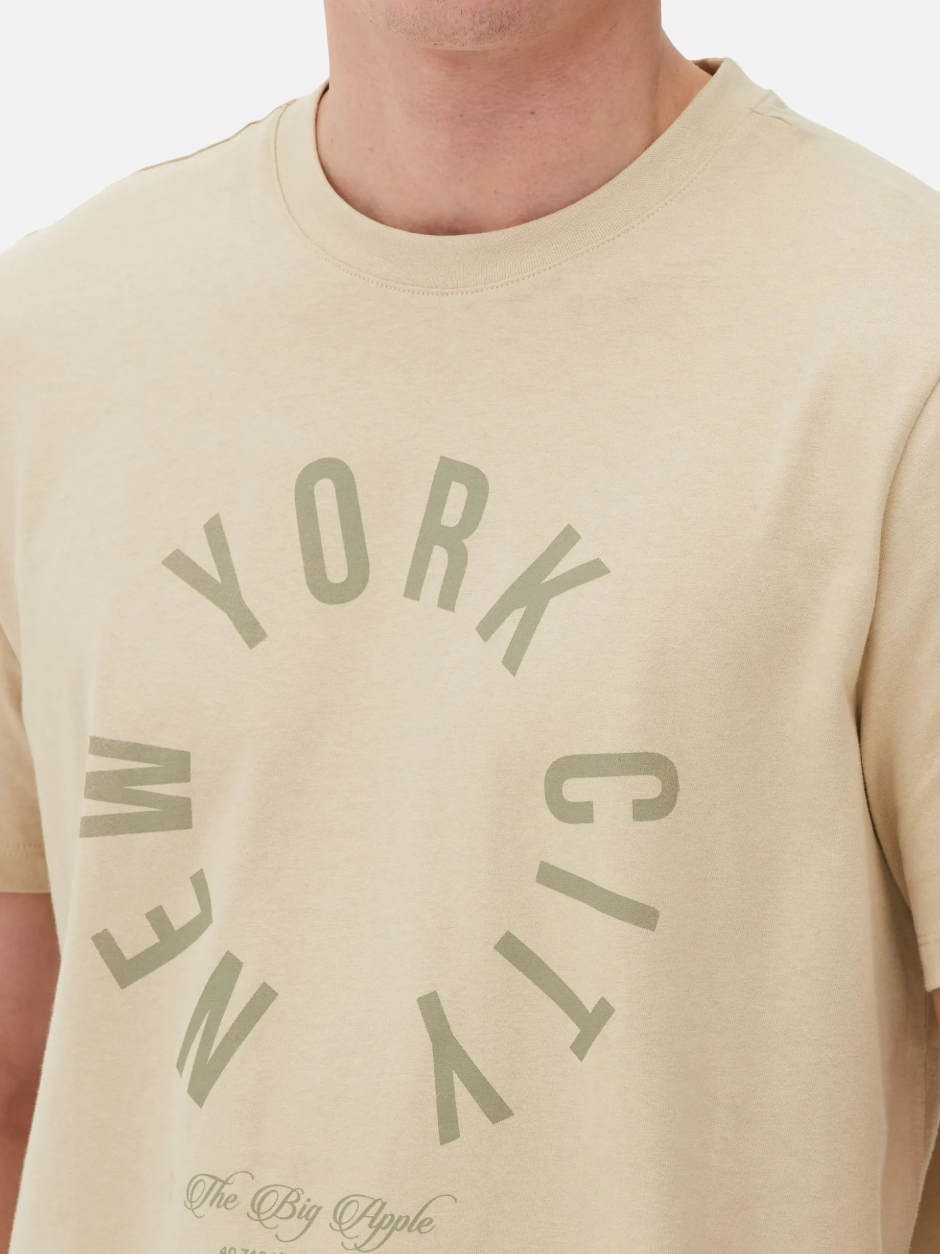 Homme Primark Hauts Et T-Shirts|T-shirt Imprimé New York City
