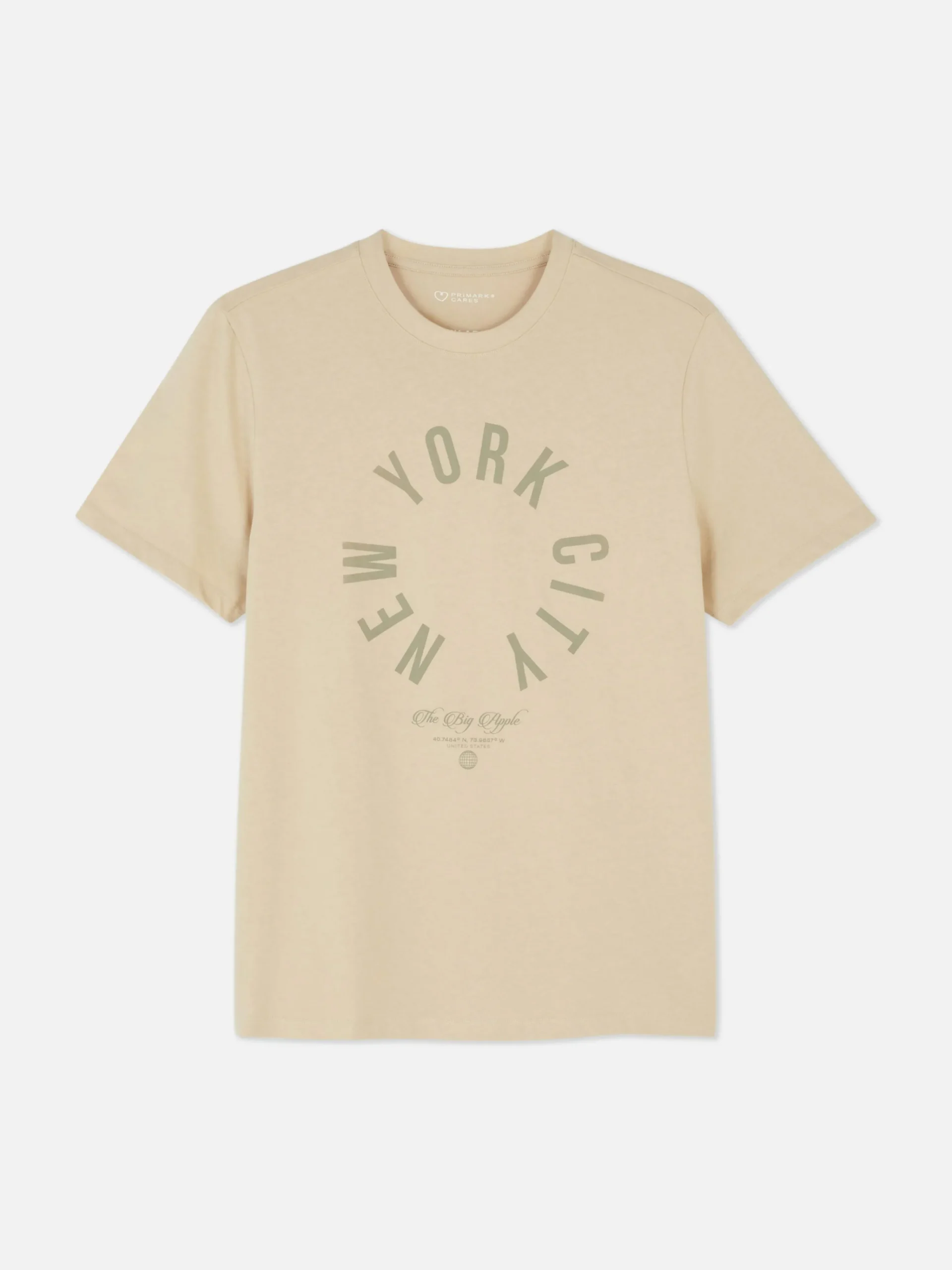 Homme Primark Hauts Et T-Shirts|T-shirt Imprimé New York City
