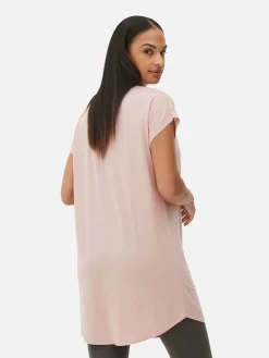 Femme Primark Hauts Et T-Shirts|T-shirt Long à Col Ras-du-cou