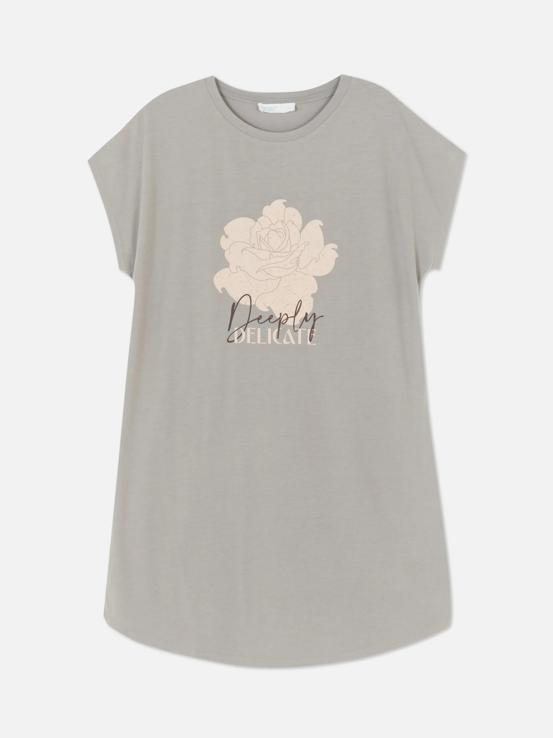 Femme Primark Hauts Et T-Shirts|T-shirt Long à Col Ras-du-cou