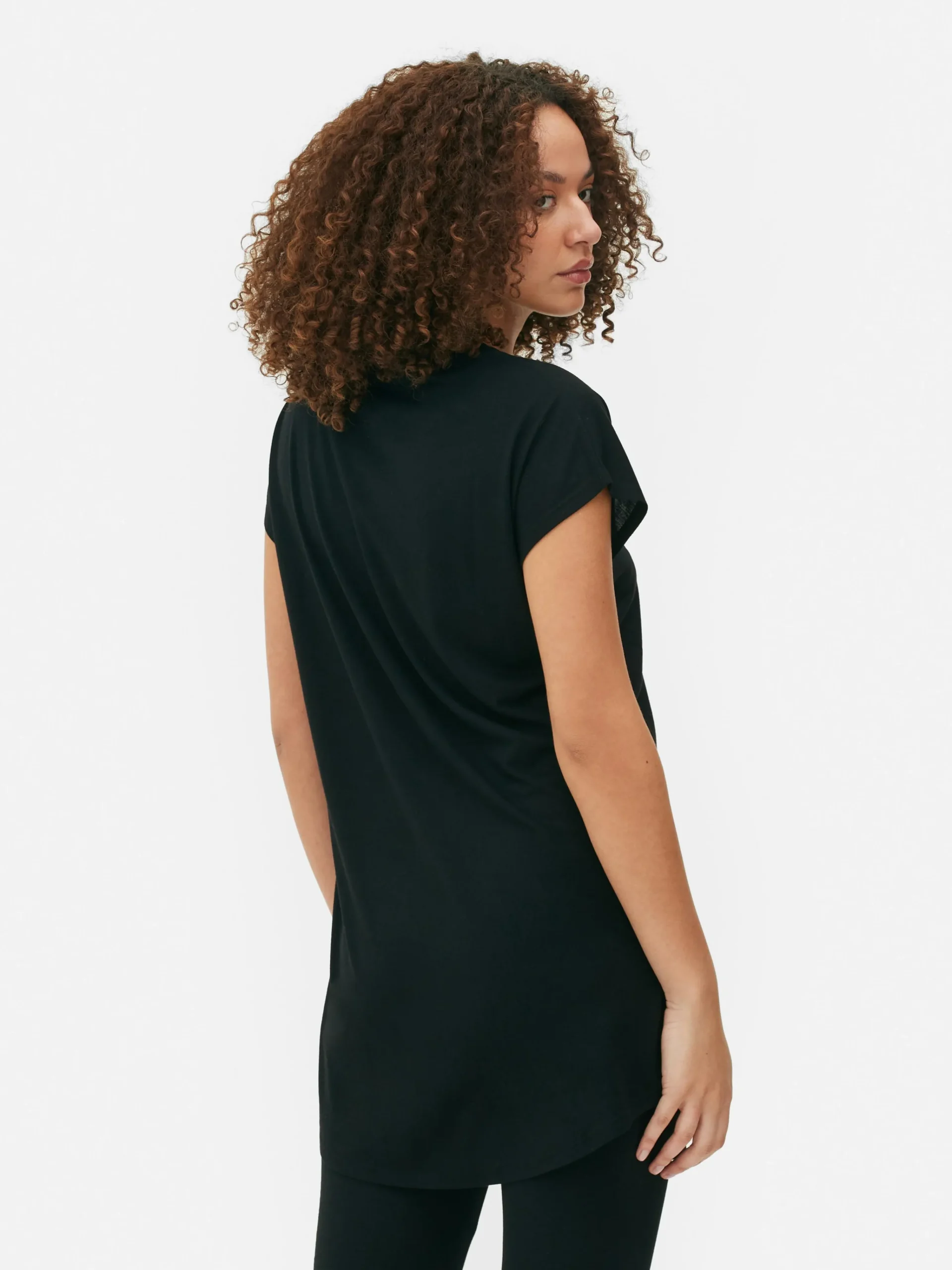 Femme Primark Hauts Et T-Shirts|T-shirt Long à Col Ras-du-cou