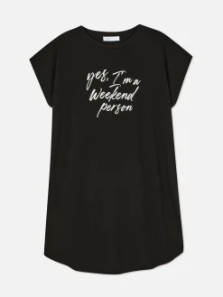 Femme Primark Hauts Et T-Shirts|T-shirt Long à Col Ras-du-cou