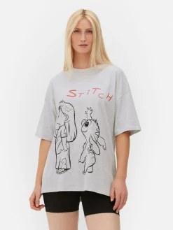 Femme Primark Hauts Et T-Shirts|T-shirt Oversize Disney Lilo & Stitch