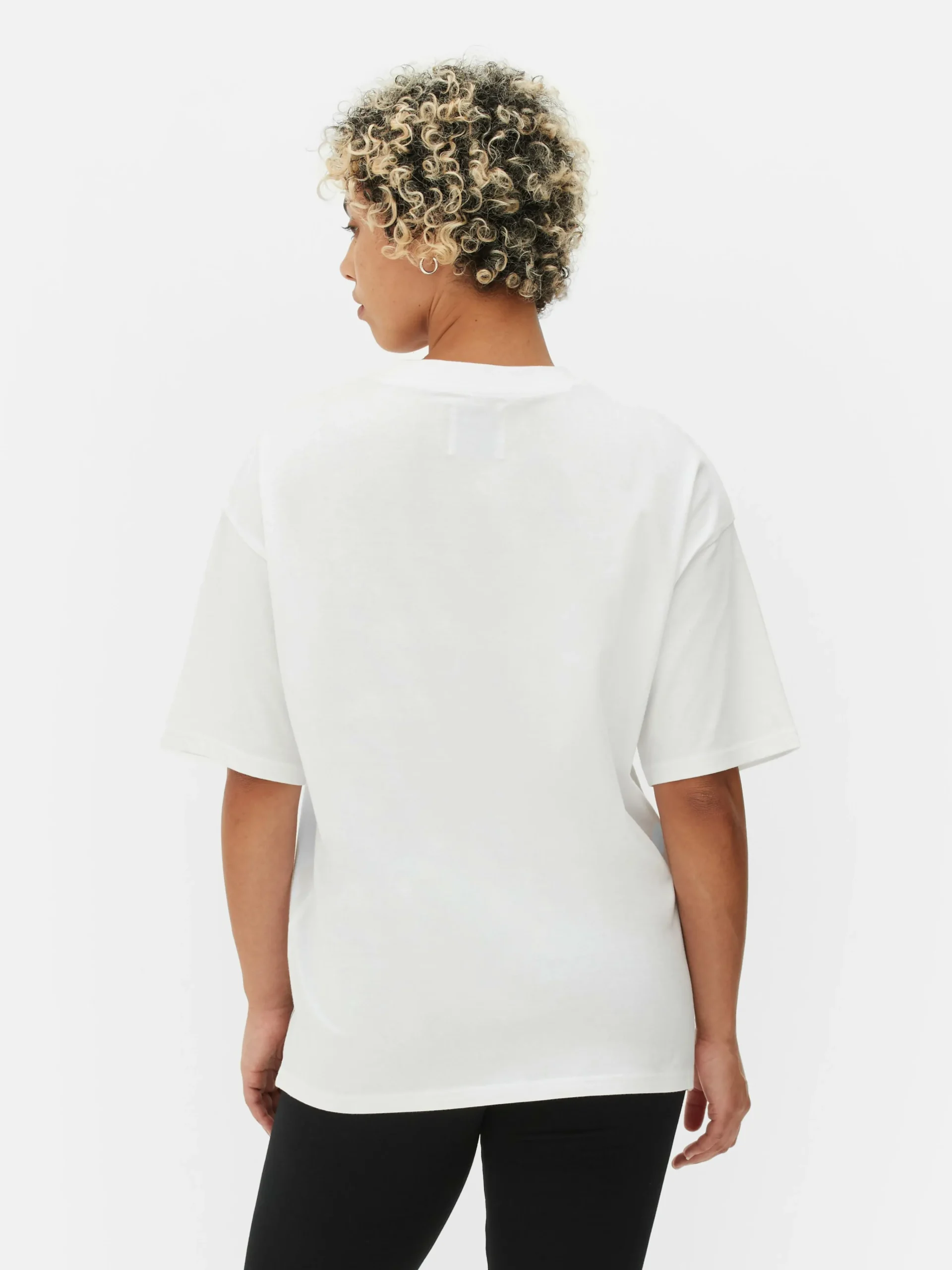 Femme Primark The Nightmare Before Christmas|Tout Halloween|T-shirt Oversize Disney L’Étrange Noël De Monsieur Jack De Tim Burton