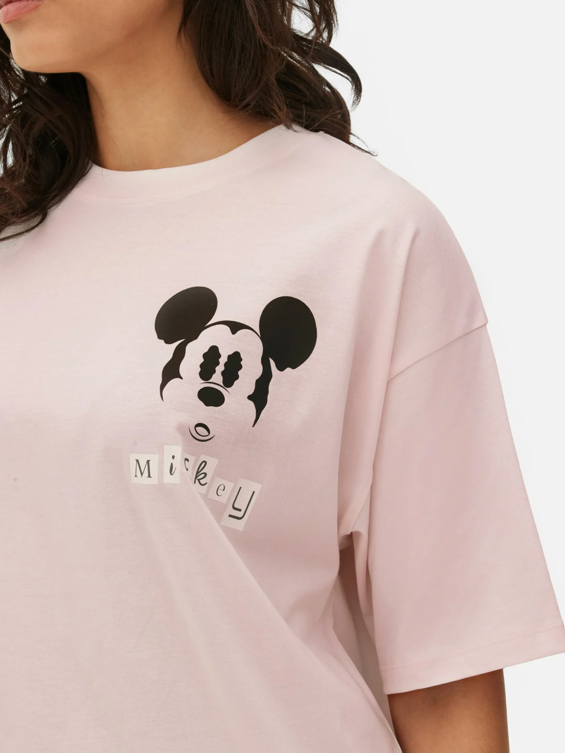 Femme Primark Hauts Et T-Shirts|T-shirt Oversize Disney Mickey Mouse