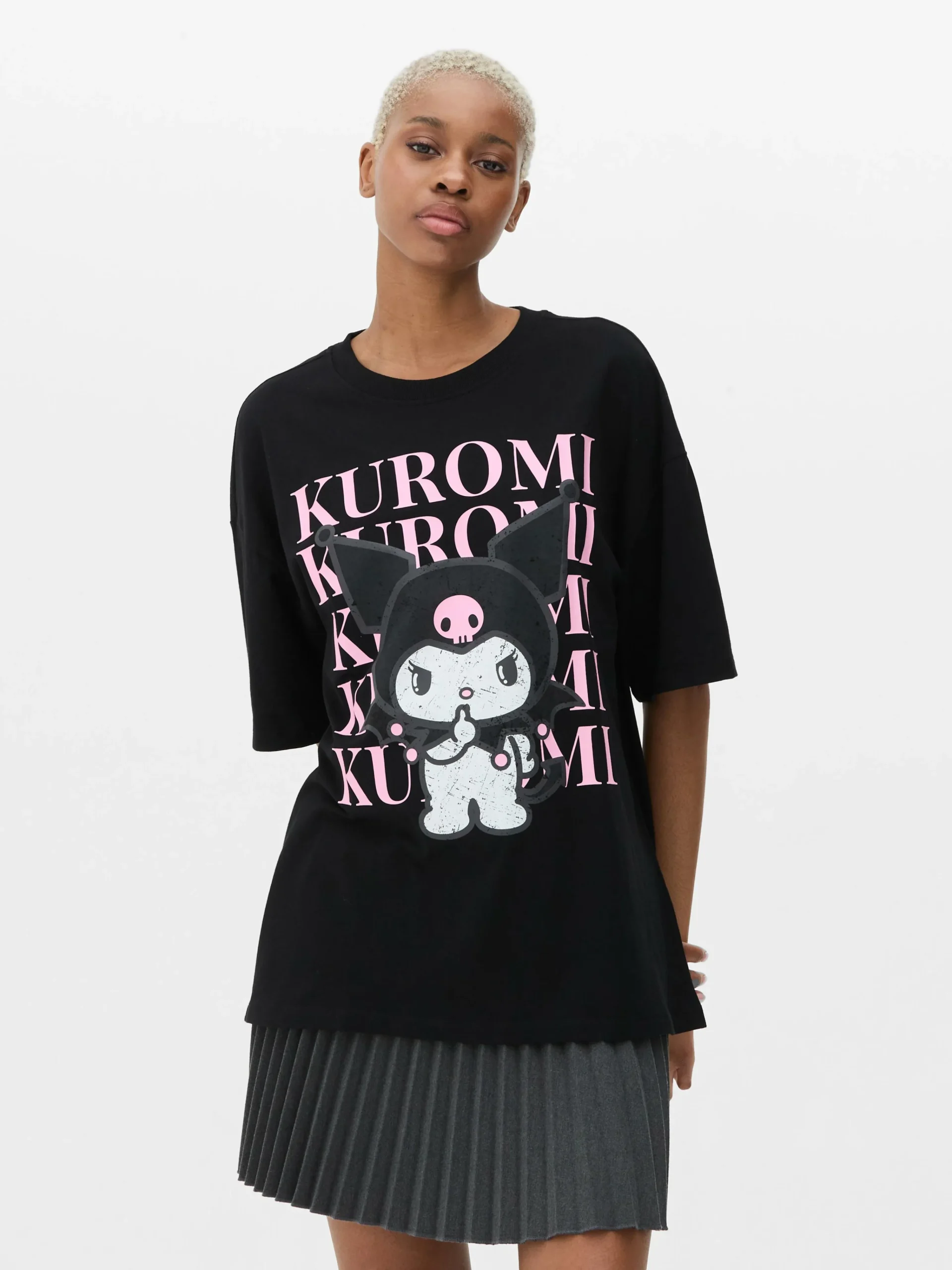 Femme Primark Hauts Et T-Shirts|T-shirt Oversize Hello Kitty Kuromi