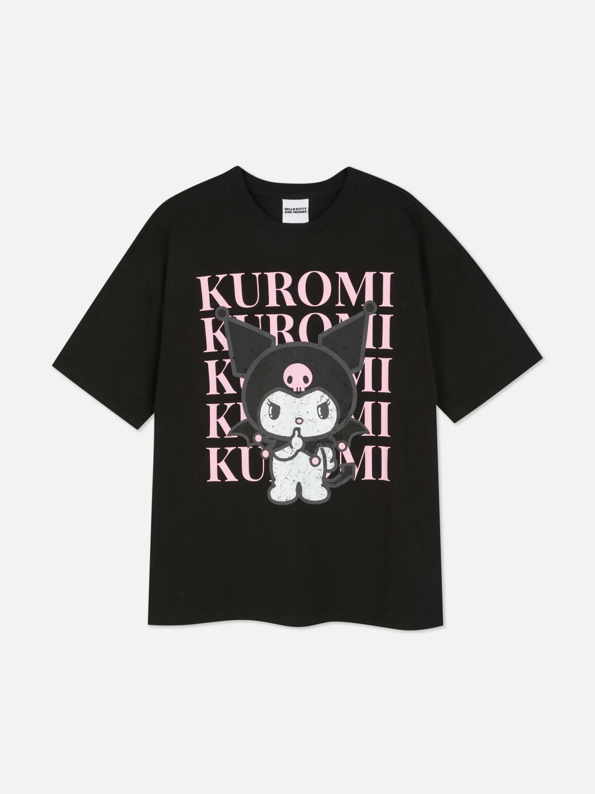 Femme Primark Hauts Et T-Shirts|T-shirt Oversize Hello Kitty Kuromi