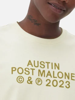 Femme/Homme Primark T-Shirts Et Sweat-Shirts À Motifs|Hauts Et T-Shirts|T-shirt Post Malone Austin Tournée 2023