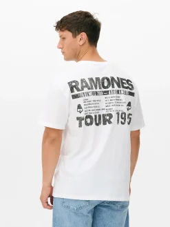 Homme Primark T-Shirts Et Sweat-Shirts À Motifs|Hauts Et T-Shirts|T-shirt Ramones Tour