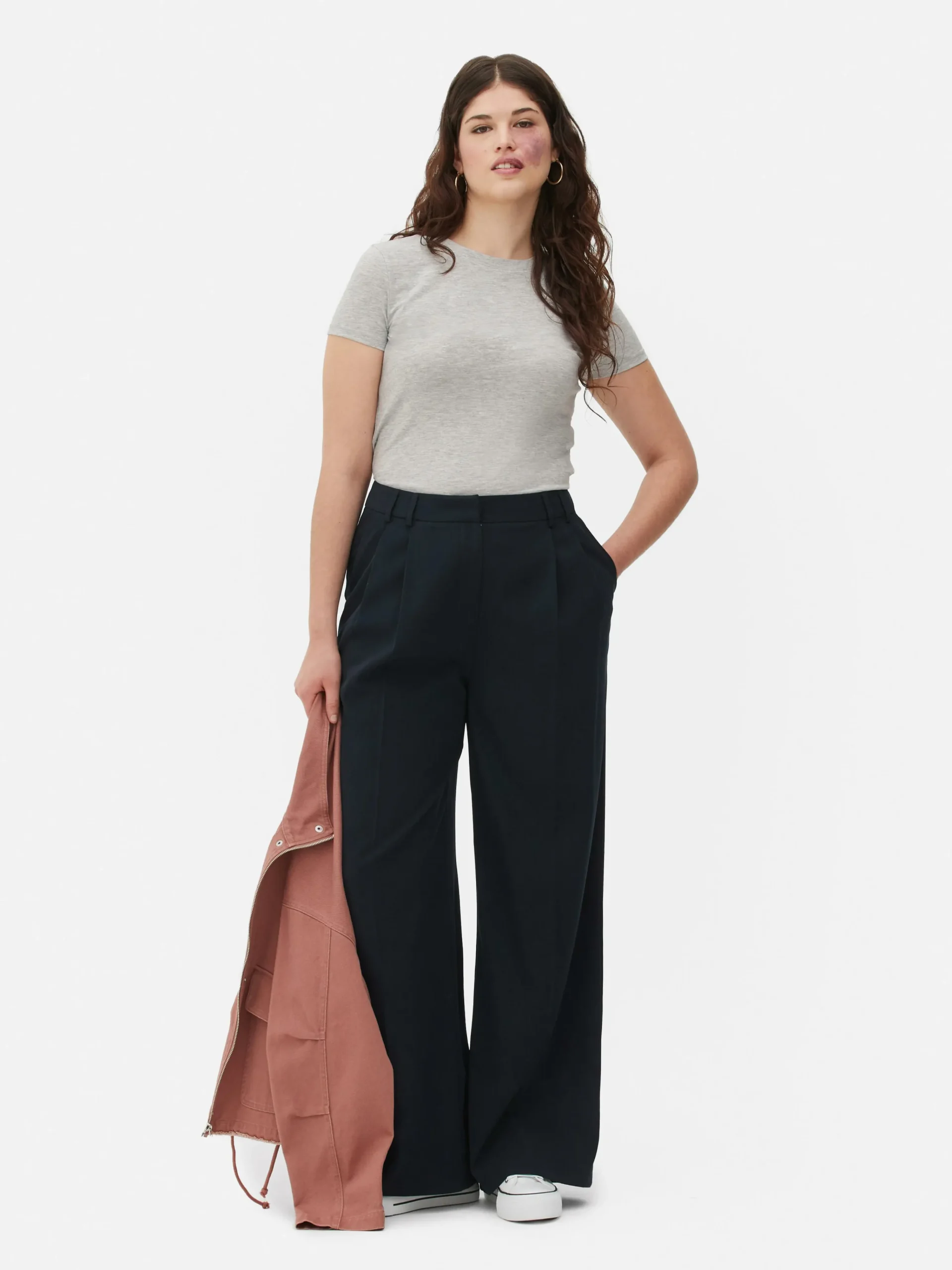 Femme Primark Hauts Et T-Shirts|T-shirt Ras Du Cou Stretch