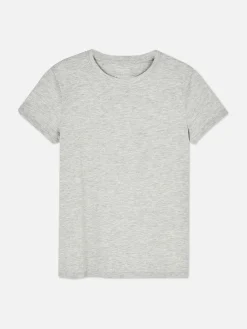 Femme Primark Hauts Et T-Shirts|T-shirt Ras Du Cou Stretch