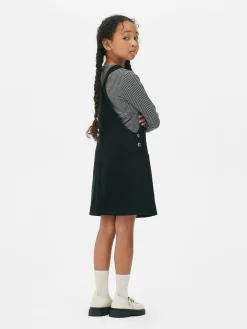 Enfant Primark Ensembles Et Tenues|T-shirt Rayé à Manches Longues Et Robe Chasuble