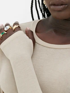 Femme Primark Hauts Et T-Shirts|T-shirt Stretch à Manches Longues Rita Ora