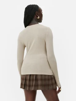 Femme Primark Hauts Et T-Shirts|T-shirt Stretch à Manches Longues Rita Ora