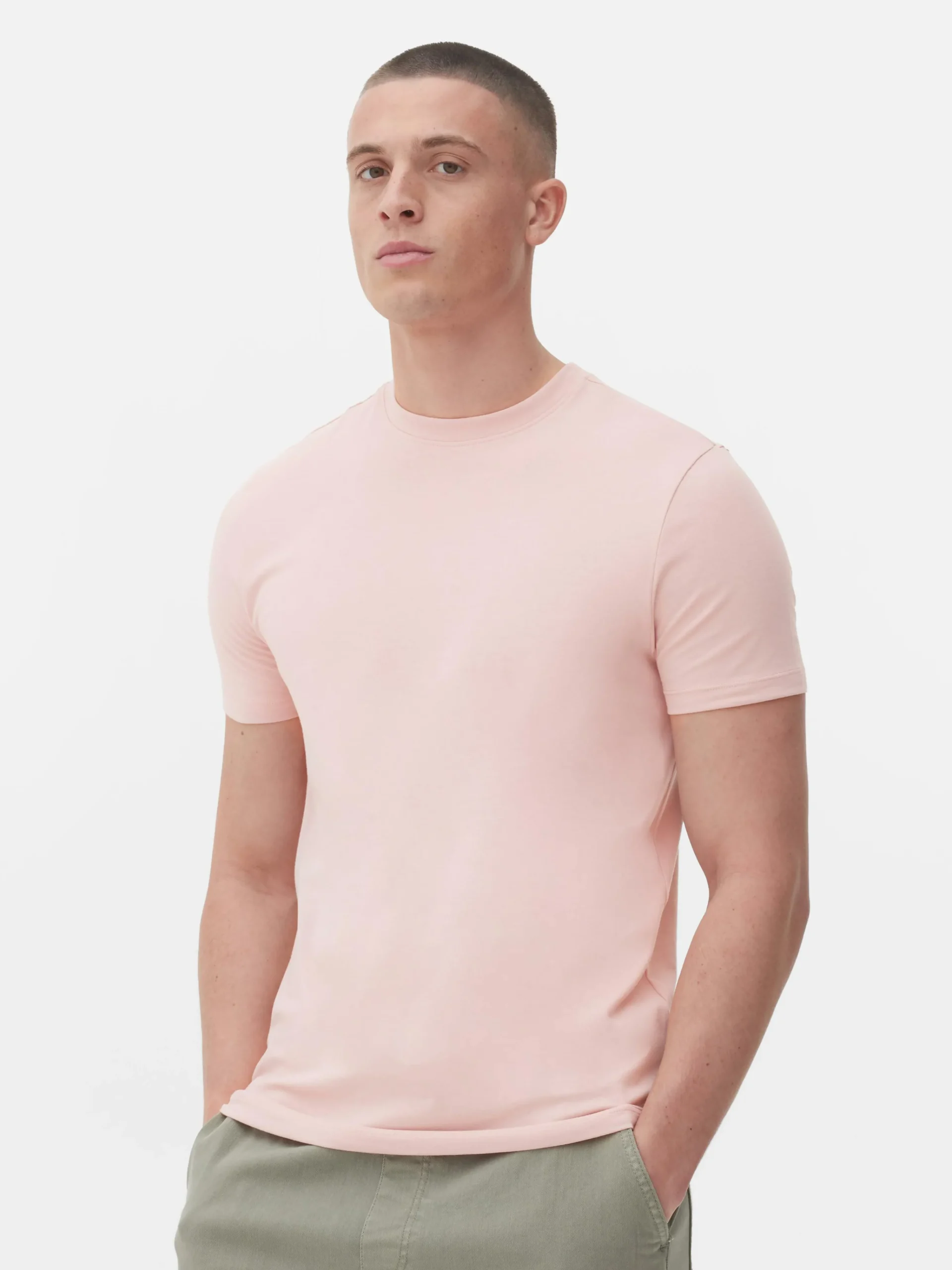 Homme Primark Hauts Et T-Shirts|T-shirt Stretch Classique