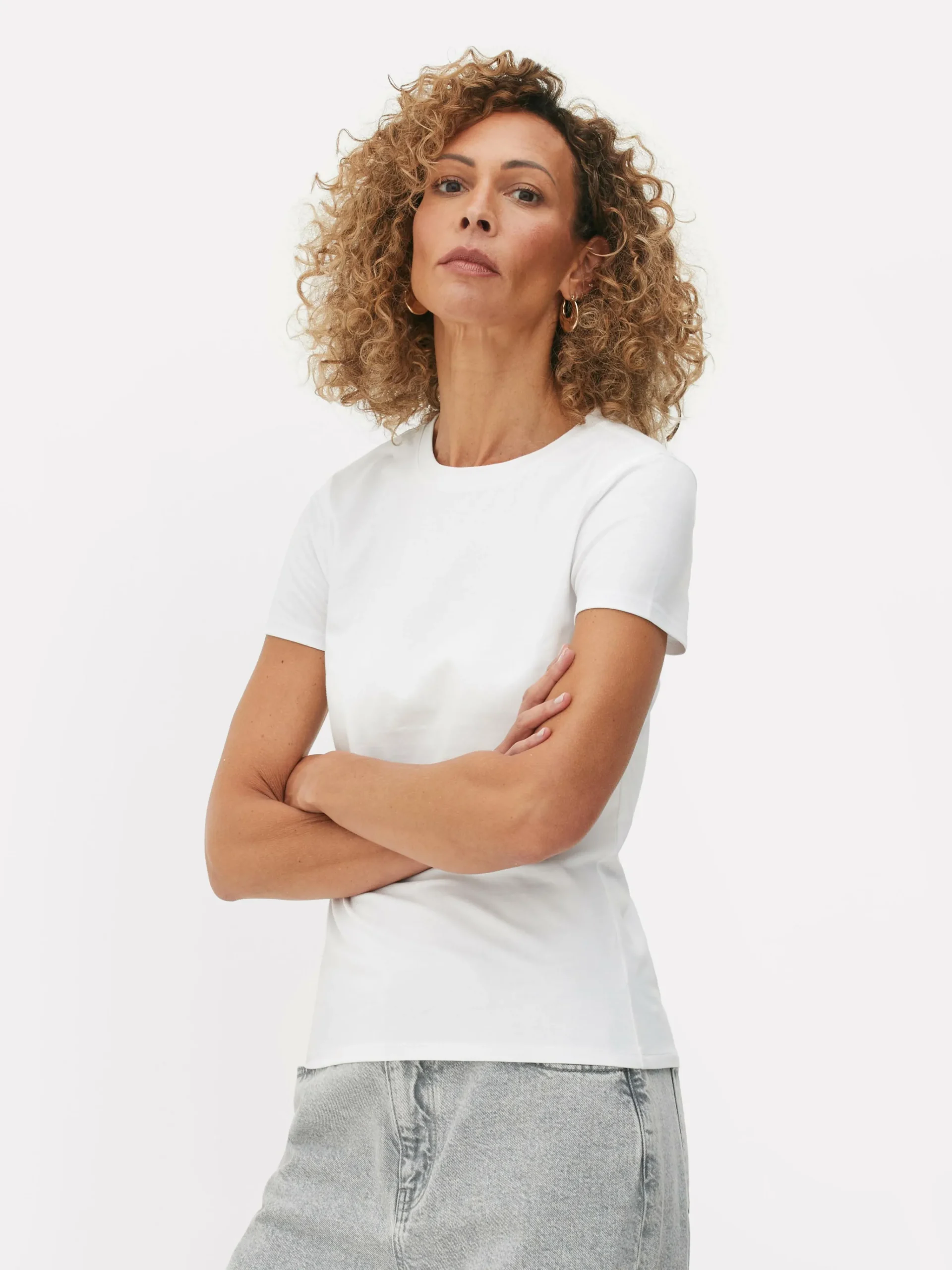 Femme Primark Hauts Et T-Shirts|T-shirt Stretch Ras Du Cou