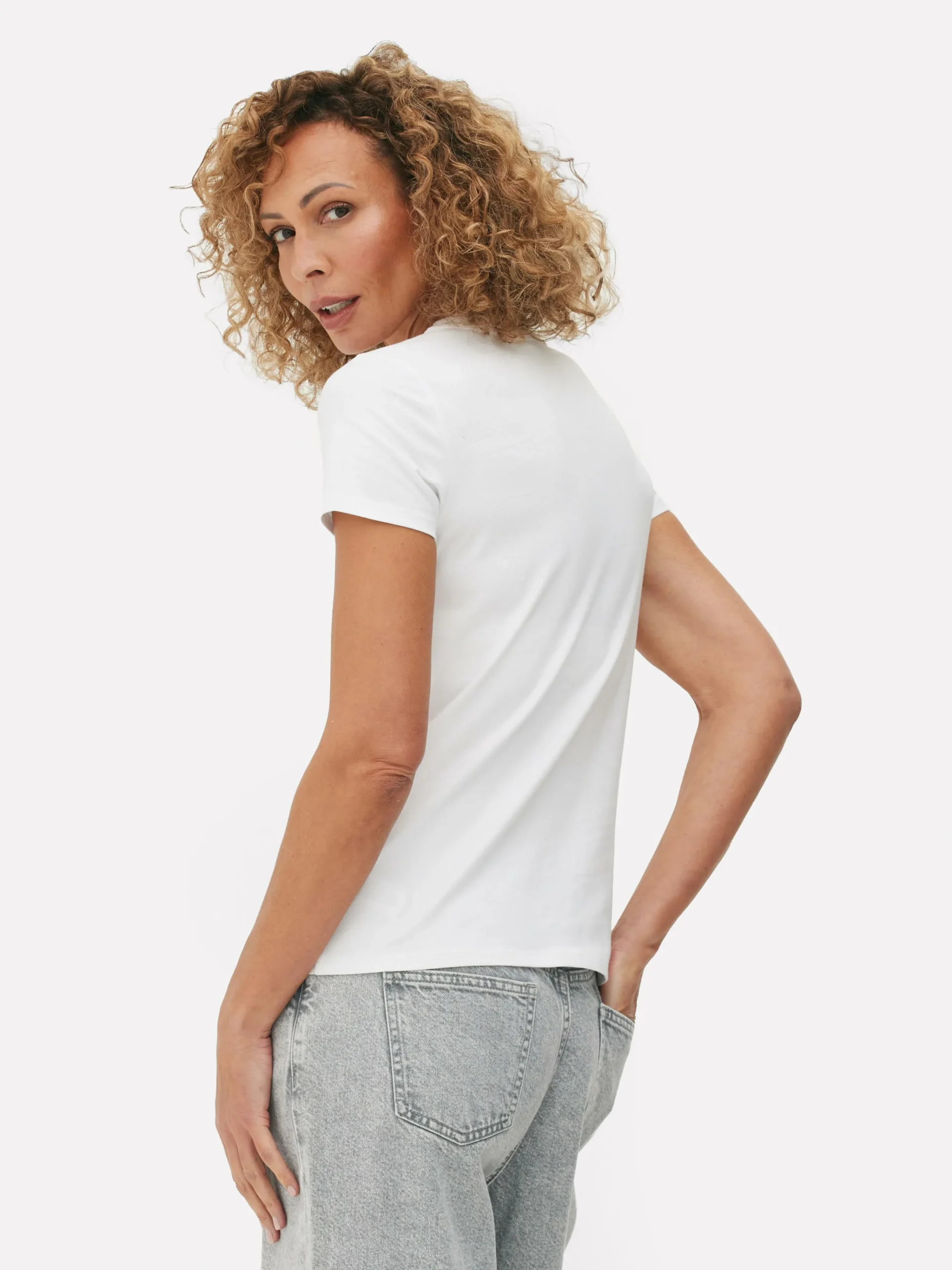 Femme Primark Hauts Et T-Shirts|T-shirt Stretch Ras Du Cou