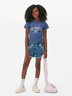 Enfant Primark Hauts Et T-Shirts|T-shirt Style Universitaire Los Angeles