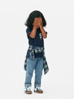 Enfant Primark Hauts Et T-Shirts|T-shirt Style Universitaire à Manches Courtes