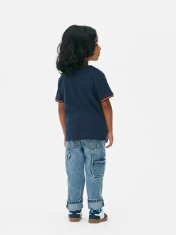 Enfant Primark Hauts Et T-Shirts|T-shirt Style Universitaire à Manches Courtes