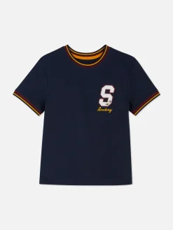 Enfant Primark Hauts Et T-Shirts|T-shirt Style Universitaire à Manches Courtes