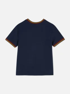 Enfant Primark Hauts Et T-Shirts|T-shirt Style Universitaire à Manches Courtes